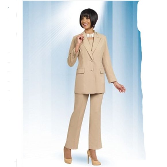 Ben Marc International | Pants u0026 Jumpsuits | Ben Marc International Church  Usher Suits Uniforms 499 2pc Pant Suit Khaki | Poshmark